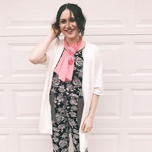 American Eagle Romper Black & White